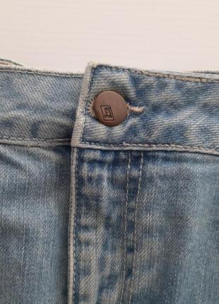 Спідниця джинсова коротка блакитна розмір l xl...4 фото