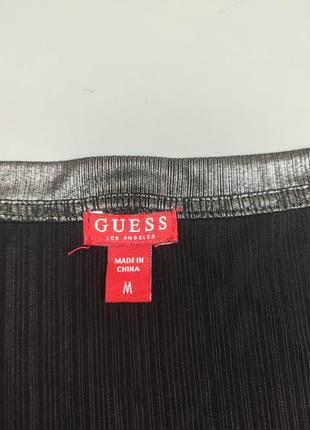 Футболка топ guess в цвете металлик3 фото