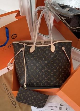 Шопер в стиле  louis vuitton lv луи виттон