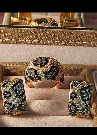 Неймовірні сережки пітони з камінцями сваровські8 фото
