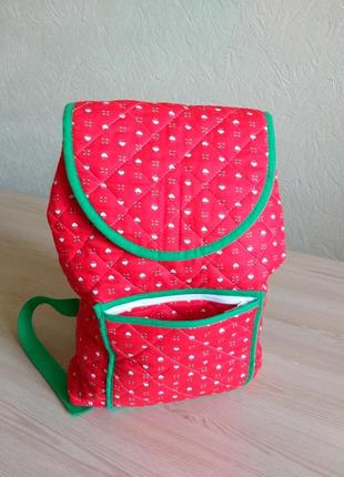 Рюкзак – мешок красный5 фото