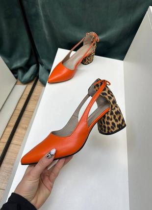 Эксклюзивные туфли лодочки из итальянской кожи и замши женские на каблуке9 фото