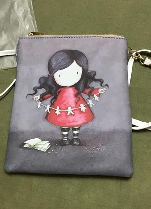 Мила сумочка на замочок «дівчинка»3 фото