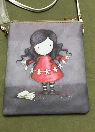 Мила сумочка на замочок «дівчинка»5 фото