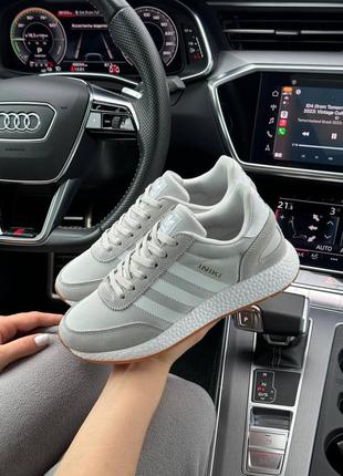 Adidas originals iniki w light gray white6 фото