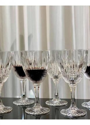 Хрустальные бокалы для вина bohemia vibes 12520-24355-250 (6 шт, 250 мл)2 фото