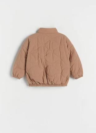 Reserved куртка для хлопчика 92,98,104 бежева коричнева не zara next waikiki h&m2 фото