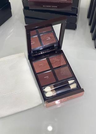 Tom ford - cherry collection eye color quad eyeshadow palette - cherry smoke2 фото