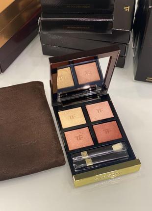 Tom ford - eye color quad eyeshadow palette - golden hour3 фото