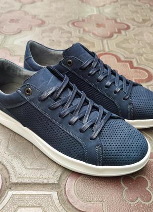 Літні сині кеди на білій підошві 40 - 43 розмір