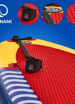 Надувна sup дошка tsunami 350 см з веслом wave t042 фото