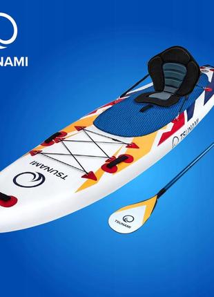 Надувна sup дошка tsunami 320 см з веслом bolt t069 фото