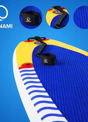 Надувна sup дошка tsunami 350 см з веслом wave t096 фото