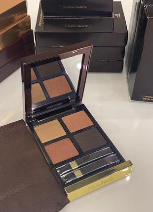 Tom ford - eye color quad crème eyeshadow palette - smoky quartz3 фото