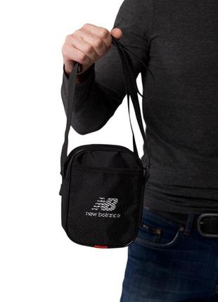 Барсетка через плечо jordan черная сумка мужская на плечо плащевая мессенджер джордан6 фото