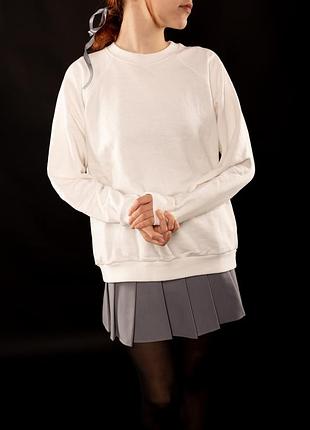 Свитшот женский молочный