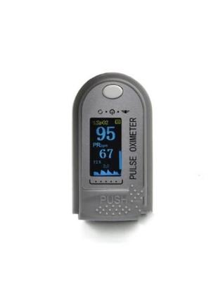 Пульсоксиметр fingertip pulse oximeter sp07 (серый) (kl00352)1 фото