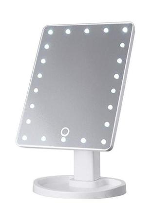 Дзеркало для макіяжу з підсвіткою kras.a led mirror22 led сенсорне регулювання