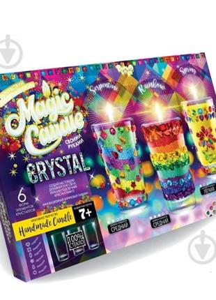 Парафиновые свечи danko toys с кристаллами magic candle crystal (7320dt