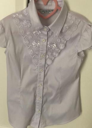 Блуза ahsen morva p 9-10лет б/у состояние нового