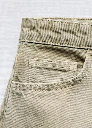 Джинсовая юбка средней длины z1975 с разрезом спереди6 фото