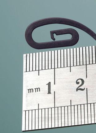 Крючки для штор 100 шт набор сигма с бегунком для профильного карниза черные для штор,...