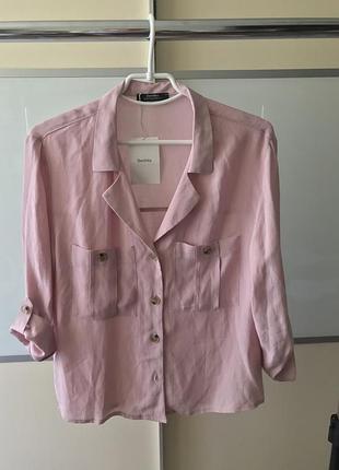 Нова сорочка bershka чайна троянда