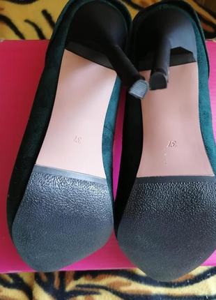 Туфлі ronzo смарагдового кольору нові3 фото