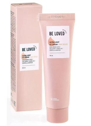 Уценка! срок 02/23. корейский тональный cc крем spf 15 ultra nl loved oriental, light beige, 50 мл