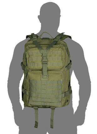 Camotec рюкзак foray olive, тактичний рюкзак 50л, рюкзак армійський олива 50л, рюкзак похідний військовий5 фото