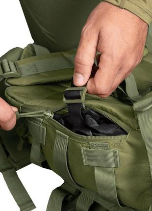 Camotec рюкзак foray olive, тактичний рюкзак 50л, рюкзак армійський олива 50л, рюкзак похідний військовий8 фото