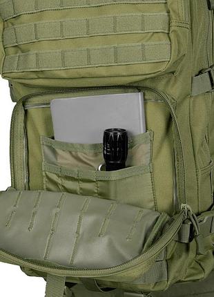 Camotec рюкзак foray olive, тактичний рюкзак 50л, рюкзак армійський олива 50л, рюкзак похідний військовий9 фото