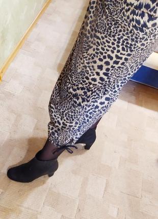 💕 sale 💕стильное леопардовое 🤎🤍🖤длинное платье, бренду apart, размер м-л3 фото