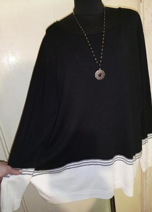 Елегантний,трикотажної,легкий пуловер-светр-джемпер,великого розміру,esmara1 фото