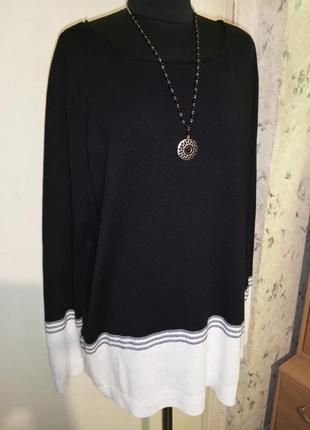 Елегантний,трикотажної,легкий пуловер-светр-джемпер,великого розміру,esmara2 фото