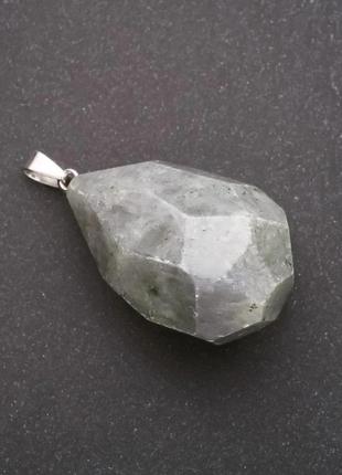 Кулон з натурального каменю лабрадор1 фото