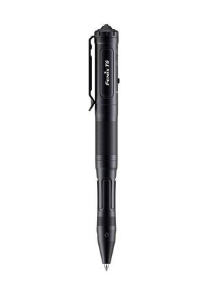 Fenix t6 тактична ручка з ліхтариком чорна2 фото