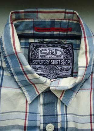 Рубашка superdry shirt cotton l3 фото