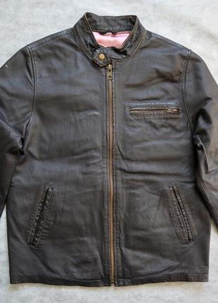 Шкіряна куртка від класичного американського бренду henry choice1 фото