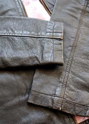Шкіряна куртка від класичного американського бренду henry choice10 фото