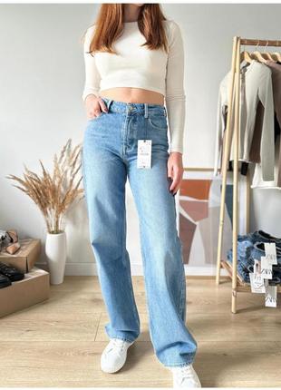 Джинси zara straight xs, s, m
