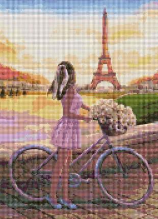 Алмазна мозаїка "романтика в парижі" ©kira corporal amo7439 40х50 см ідейка