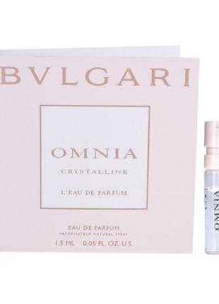 Bvlgari omnia crystalline парфумована вода (пробник)