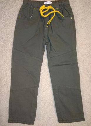 Утеплённые джинсы для мальчика, рост 98 см., 2-3 года