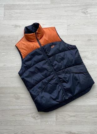 Рухова жилетка diesel fiftyfivedsl down nylon vest orange/blue2 фото