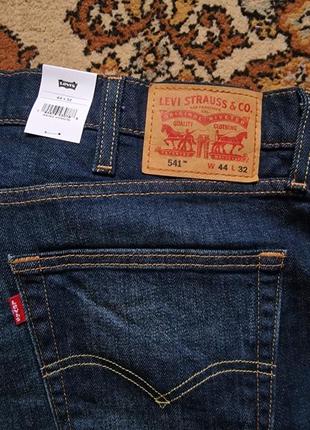 Брендовые фирменные стрейчевые джинсы levi's 541,оригинал из сша,новые с бирками, большой размер 44-46.4 фото