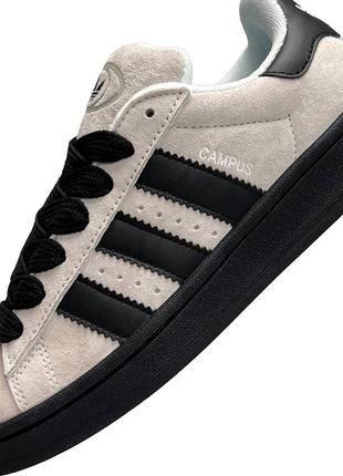 Жіночі кросівки adidas campus prm light gray black3 фото