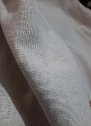 Вінтажна сорочка бохо вишивка деревенський стиль льон бавовна6 фото