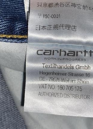 Джинси carhartt 36*34 оригінал прямі9 фото