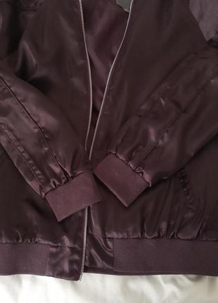Стильна куртка бомберка  атлас asos7 фото